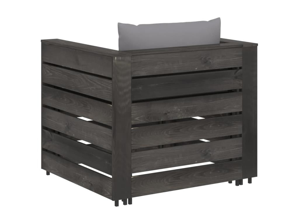 Set di mobili da esterno marroni, 60 x 62 x 37 cm