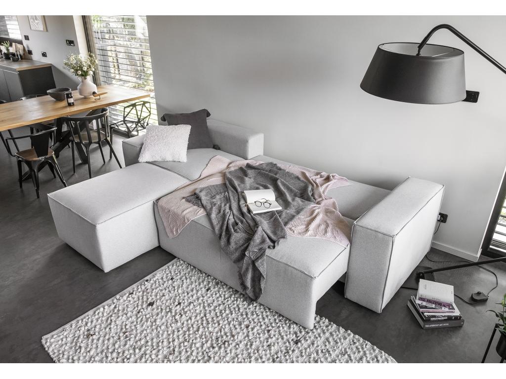 Divano in tessuto grigio - dlz1766569079735