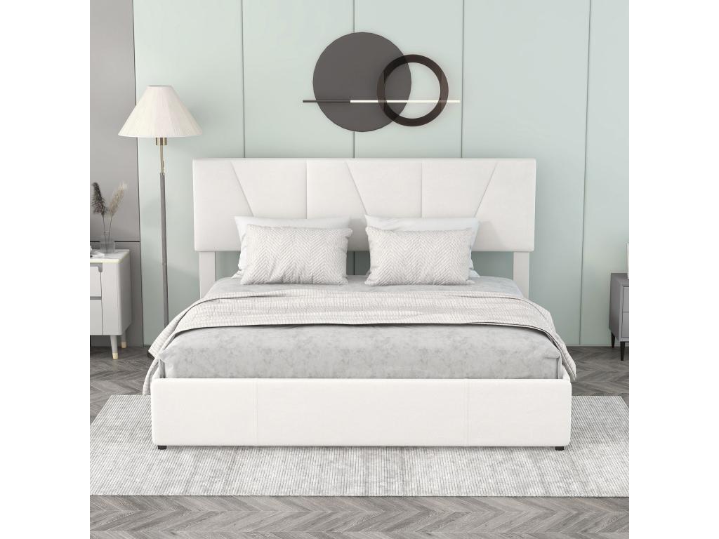 Letto beige, 160 x 200 cm