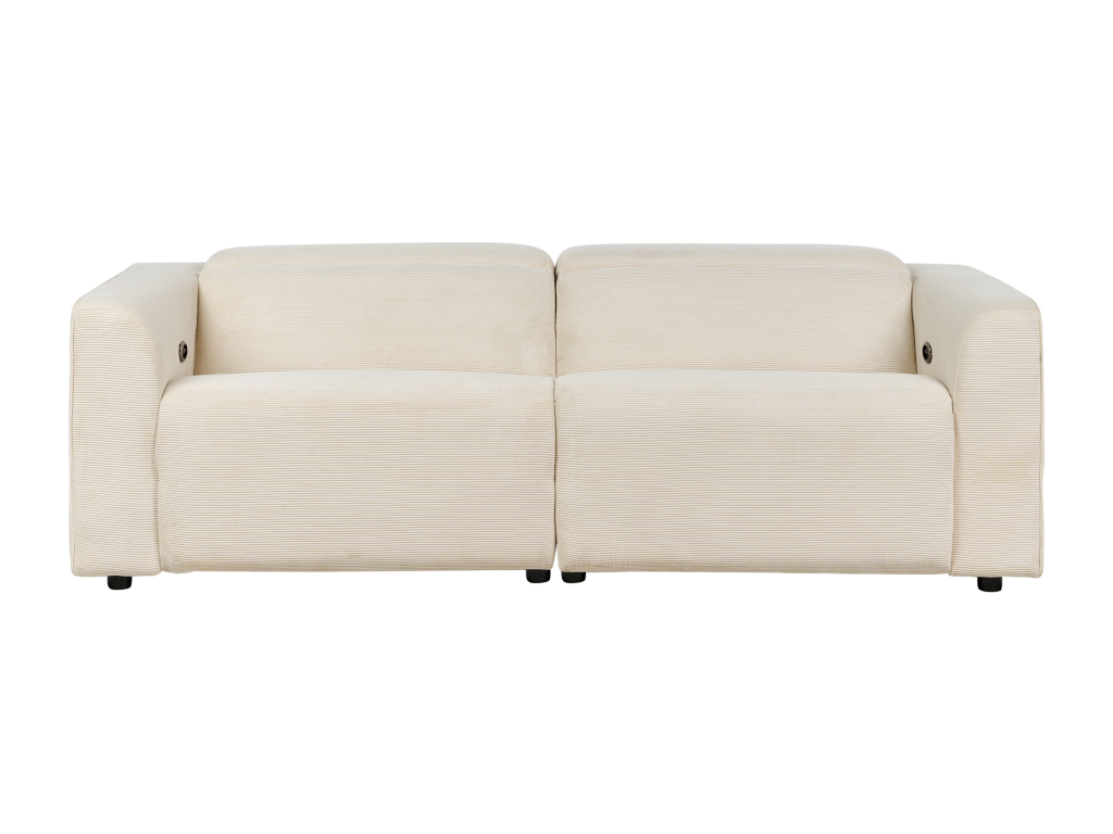 Divano in velluto beige