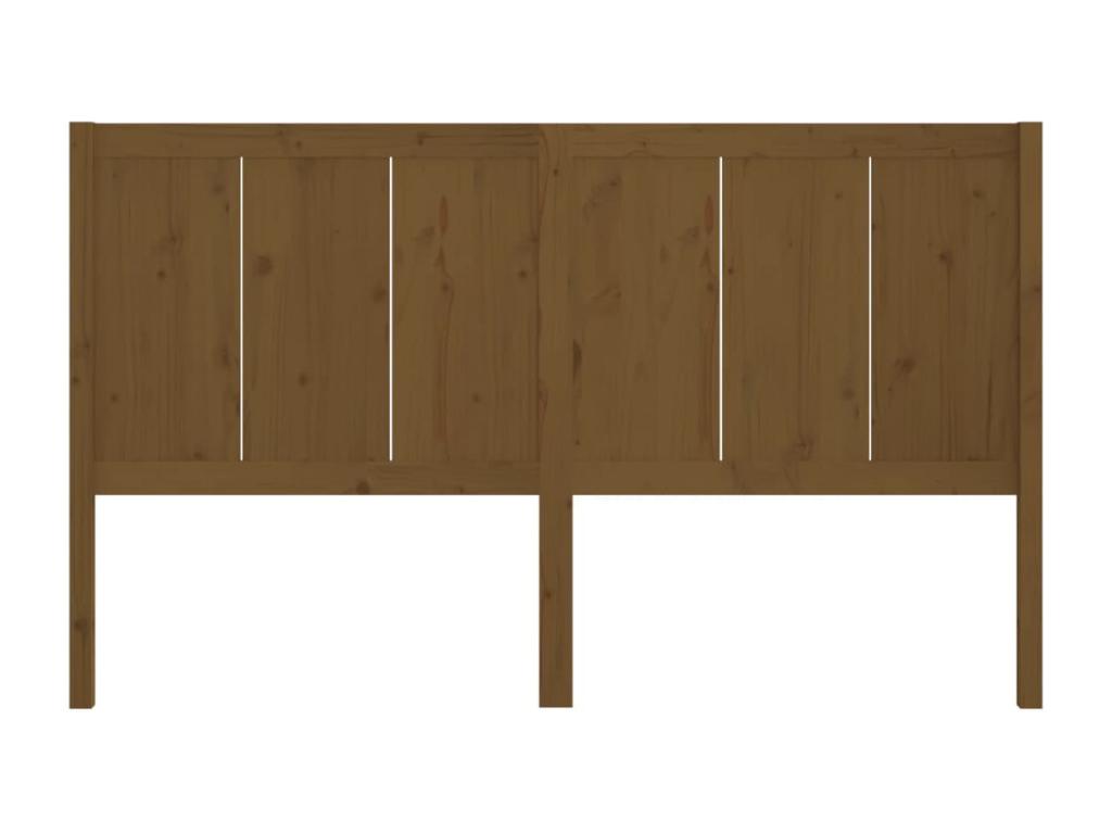 Letto in legno massello marrone, 205,5 x 4 x 100 cm