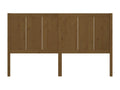 Letto in legno massello marrone, 205,5 x 4 x 100 cm