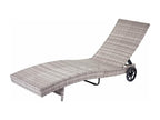 Chaise longue antracite