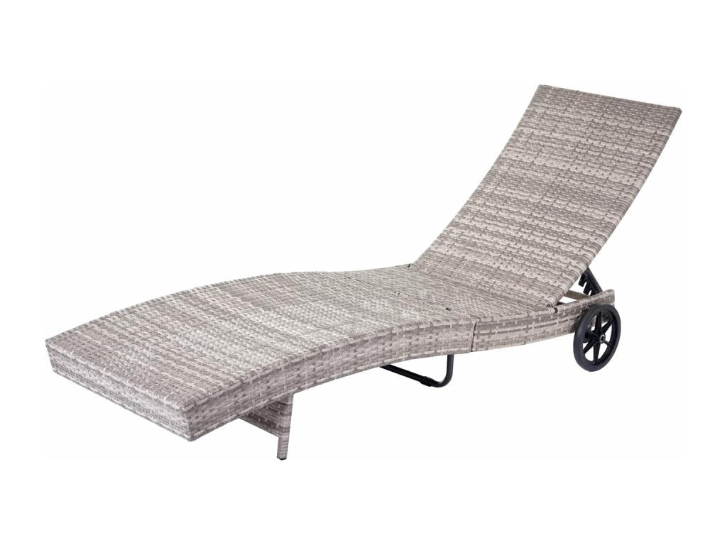 Chaise longue antracite