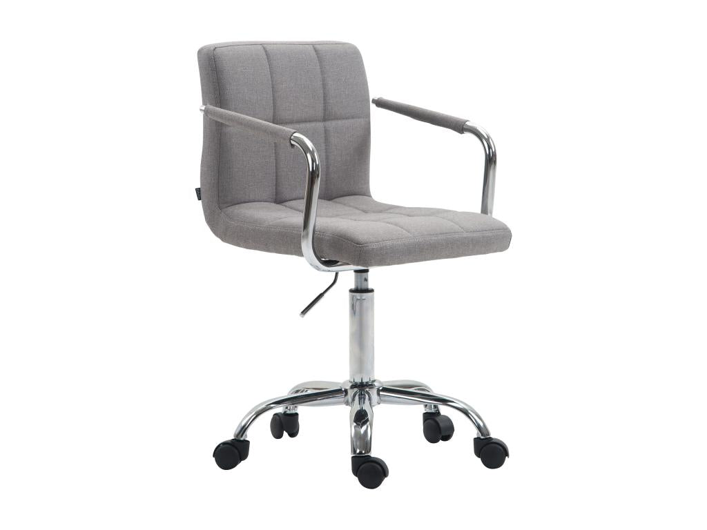 Sedia in tessuto grigio - dlz1766569286306