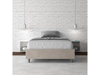 Struttura letto beige, 120 x 210 cm