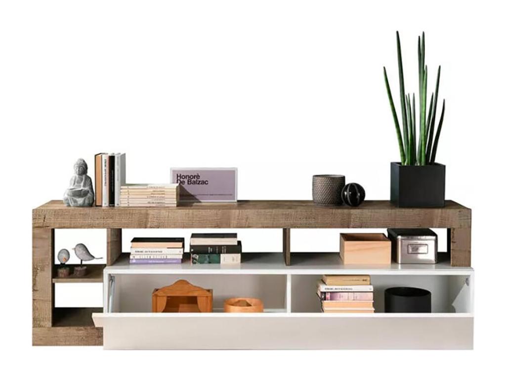 Credenza bianca, 184 x 42 cm