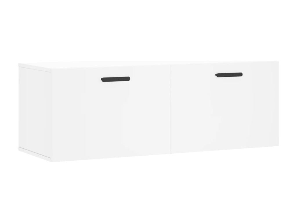 Armadio in legno ingegnerizzato bianco, 100 x 36,5 x 35 cm