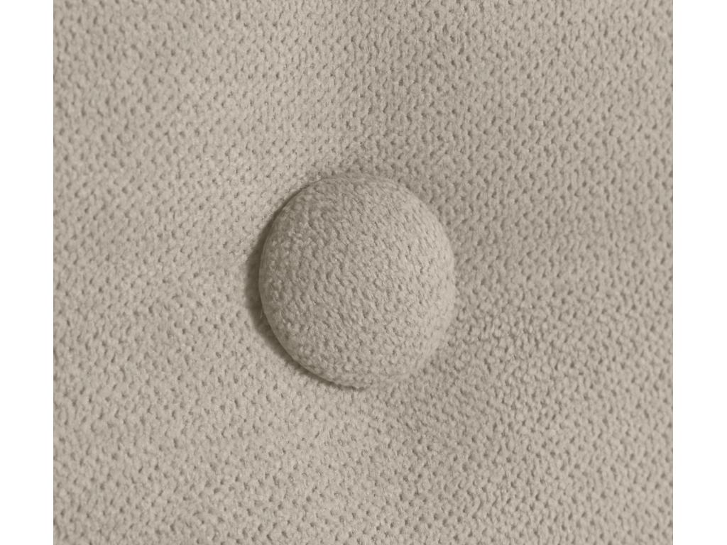 Letto in tessuto beige, 105 x 105 cm