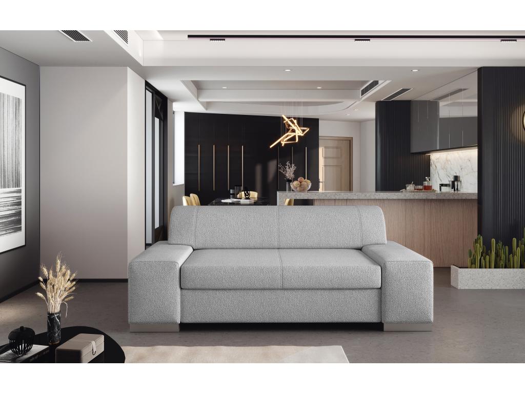 Divano in tessuto grigio - dlz1766569143178