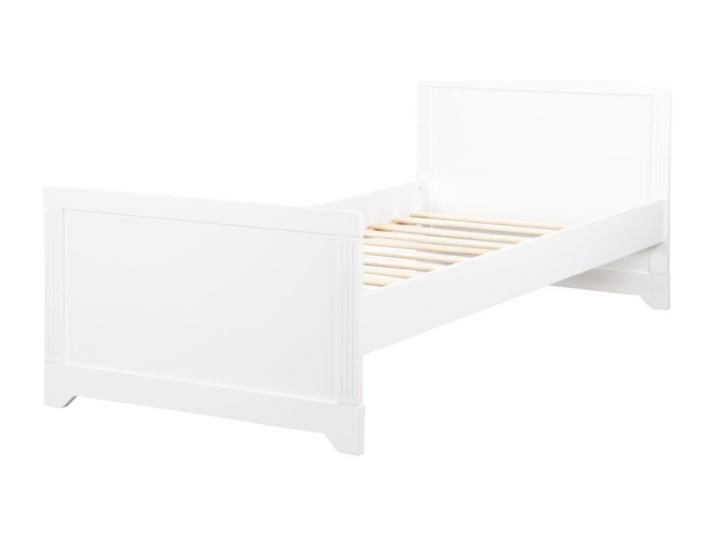 Materasso in legno massello bianco, 90 x 190 cm - dlz1766569510854