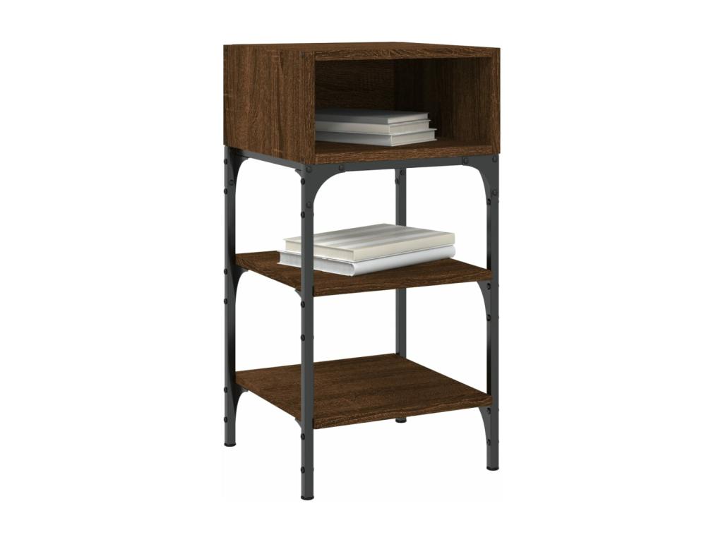 Tavolo in legno ingegnerizzato marrone, 35 x 34,5 x 70 cm