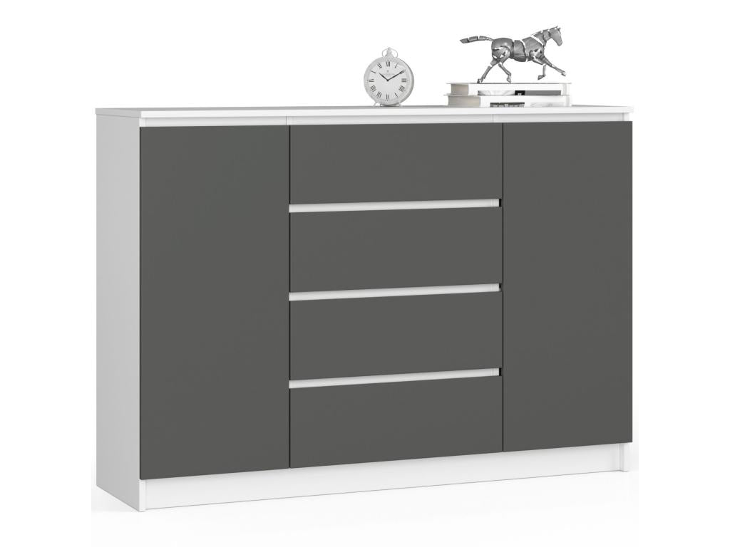 Cassettiera antracite, 138 x 40 x 99 cm