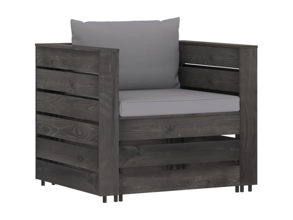 Set di mobili da esterno marroni, 60 x 62 x 37 cm