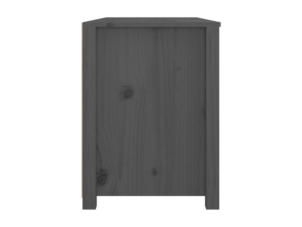 Armadio in legno di pino grigio, 100 x 40 x 54 cm