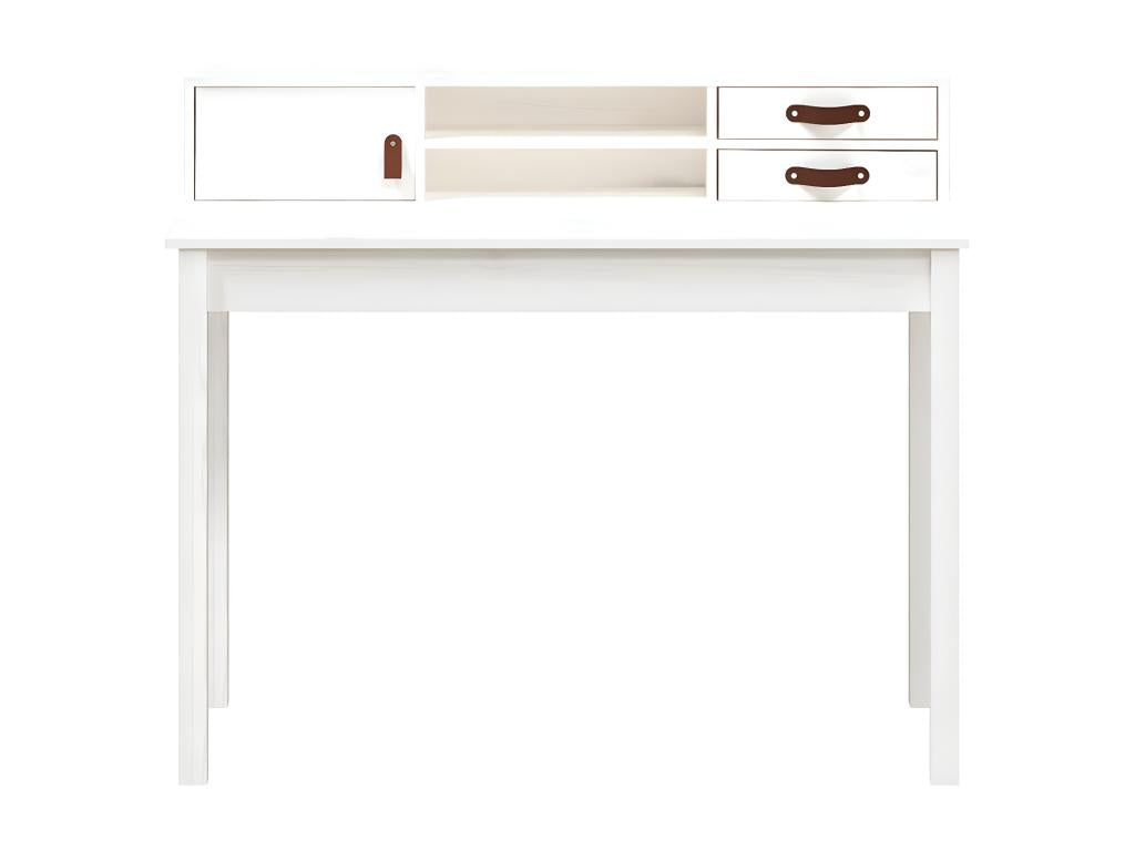 Mobili per la casa in legno massello bianco, 110 x 50 x 93 cm