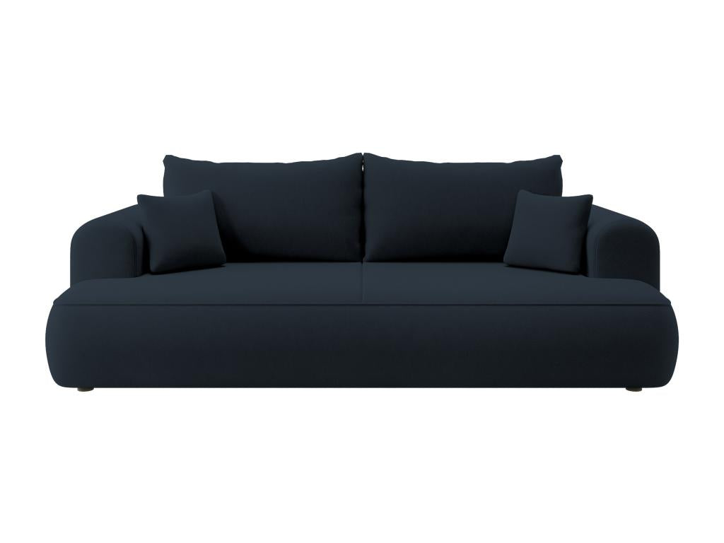 Divano letto in velluto blu