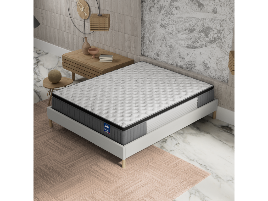 Materasso bianco, 120 x 190 cm