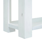 Tavolo consolle rustico Merax con cassetti portaoggetti e ripiano inferiore