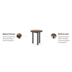 Tavolino in legno marrone Homestyles Merge - 18' x 18' x 20'