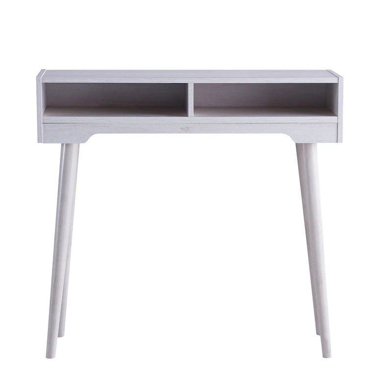 Tavolo consolle Sury Mid-Century Modern da 36 pollici a 2 ripiani di Furniture of America