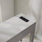 Tavolino laterale in legno con cassetto Leick Home Charging Cade