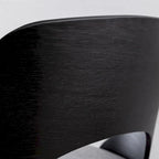 Set di 2 sgabelli da bar girevoli regolabili con seduta rivestita in tessuto e schienale in legno curvato