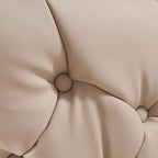 Sgabello da bar in PU color cachi, altezza regolabile e girevole per cucine, bar, ristoranti e caffè