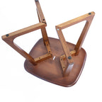 Tavolino rettangolare scandinavo in legno massello MacLuu