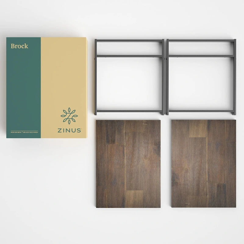 Tavolino laterale in legno massello marrone Priage by ZINUS 21