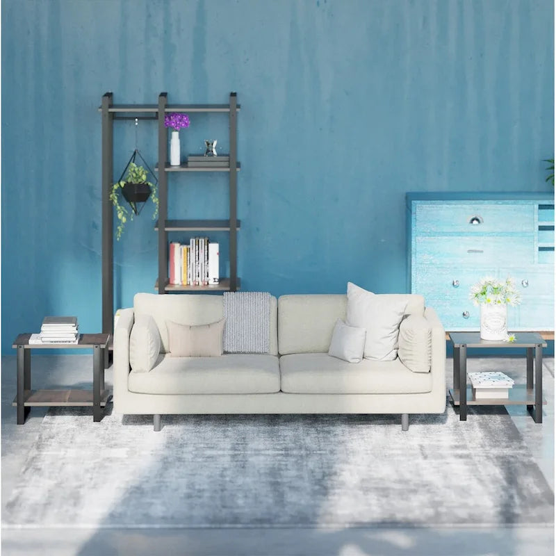 Tavolino laterale in legno massello marrone Priage by ZINUS 21