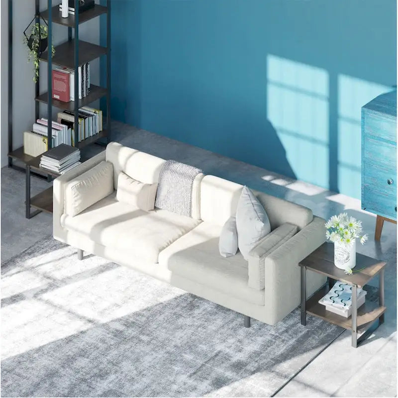 Tavolino laterale in legno massello marrone Priage by ZINUS 21