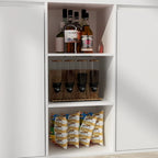 Tavolo da cucina con isola, tavolo da pranzo con funzione di stoccaggio e pranzo - 82,7 W