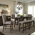 Tavolo da riunione Double Bridge in castagno scuro