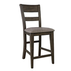 Set da tavolo da riunione Double Bridge Dark Chestnut da 6 pezzi