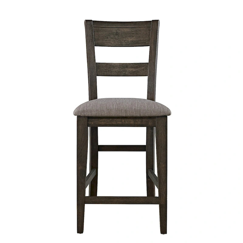 Set da tavolo da riunione Double Bridge Dark Chestnut da 6 pezzi