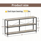 55 Tavolo consolle per divano Tavolo consolle stretto e lungo per ingresso con ripiano portaoggetti Porta TV