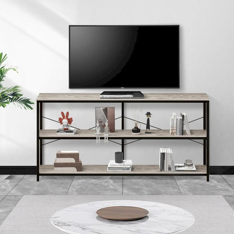 55 Tavolo consolle per divano Tavolo consolle stretto e lungo per ingresso con ripiano portaoggetti Porta TV