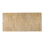 Set da tavolo con cavalletto da 7 pezzi in pietra arenaria e bianco invecchiato Lindsey Farm