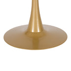 Tavolo da bistrot rotondo da 28 pollici con base a piedistallo - N/D