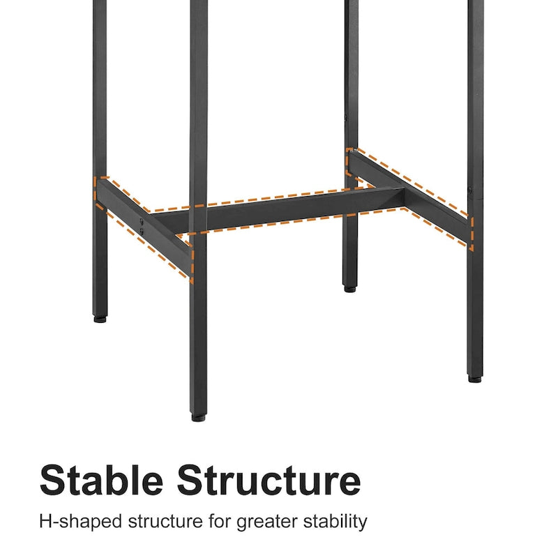 Tavolo da bar quadrato con 2 sedie da bar