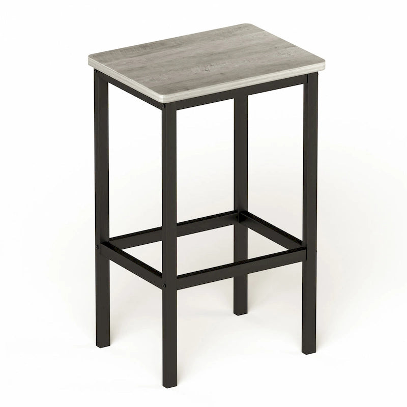 Tavolo da bar quadrato con 2 sedie da bar