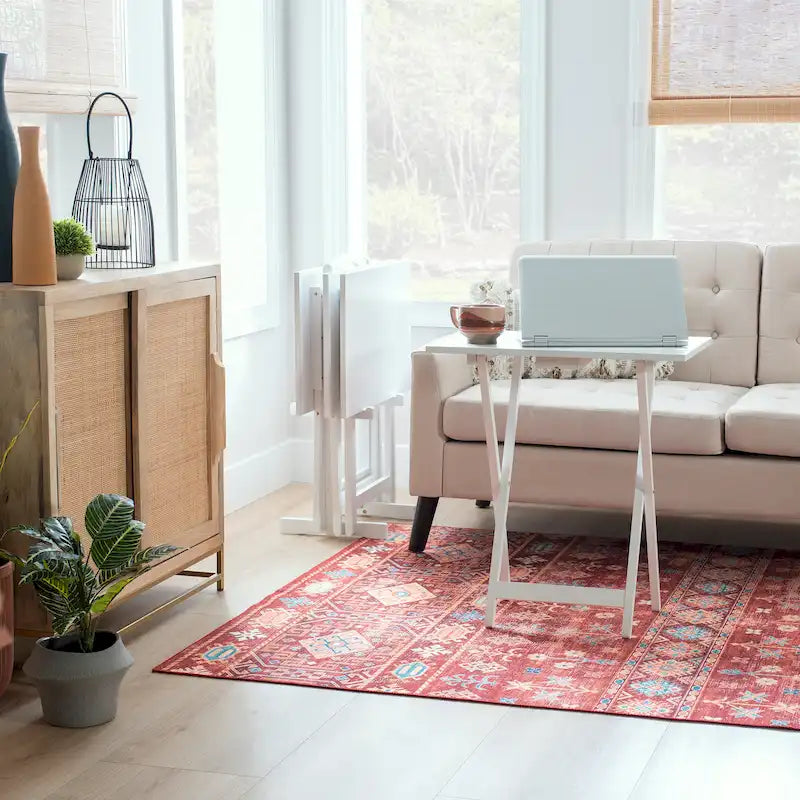 Tavolini Gerard in stile Plank da 4 pezzi