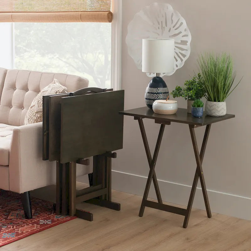 Gerard 4-piece Plank-style Tray Tables