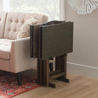 Tavolini Gerard in stile Plank da 4 pezzi