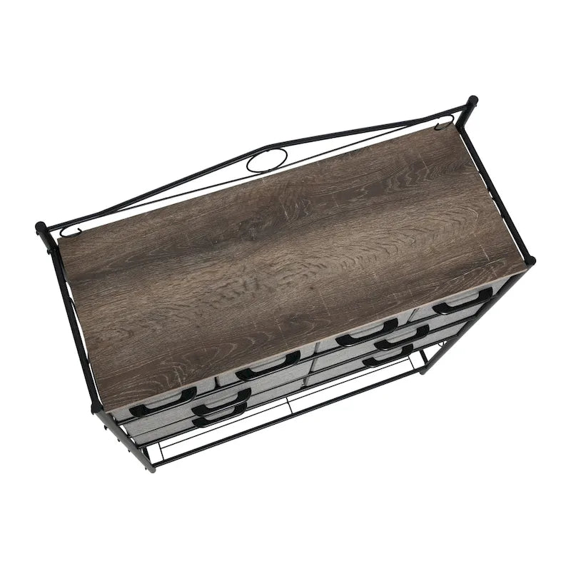 Household Essentials Victoria Dresser Table Organizer con 8 cassetti e ripiano per scarpe