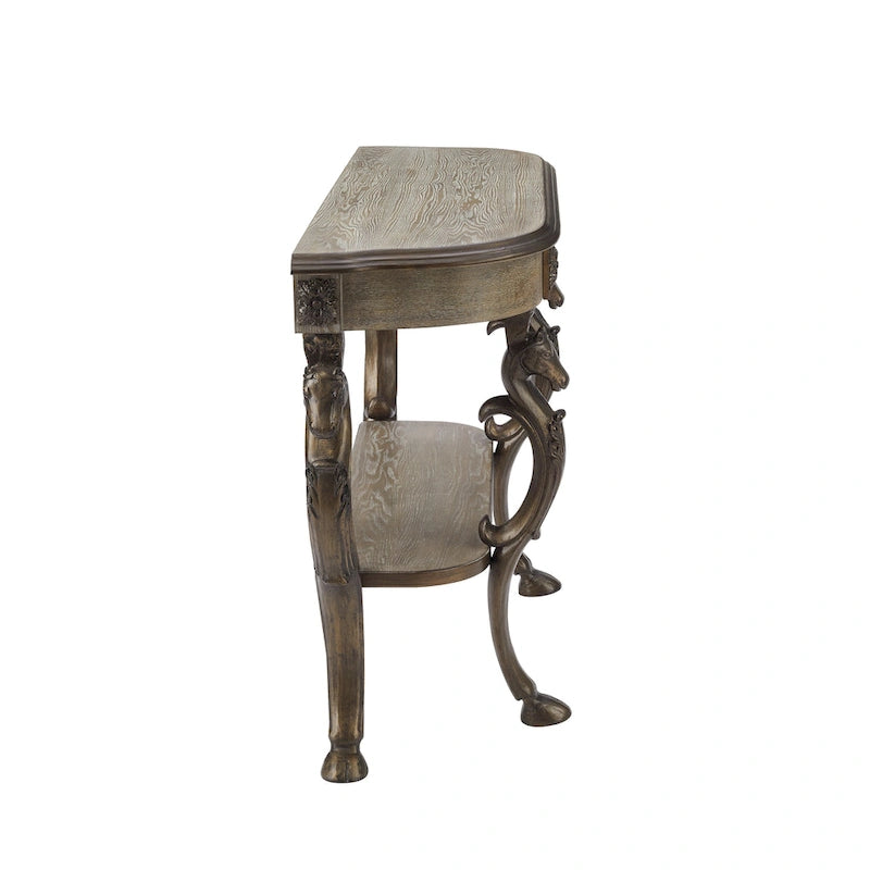 Consolle Montpellier in peltro