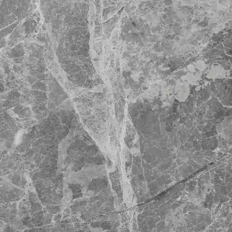 Tavolino laterale Steve Silver Ludlow con piano in marmo grigio