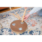 Tavolini impilabili a 2 pezzi per soggiorno, camera da letto e piccoli spazi