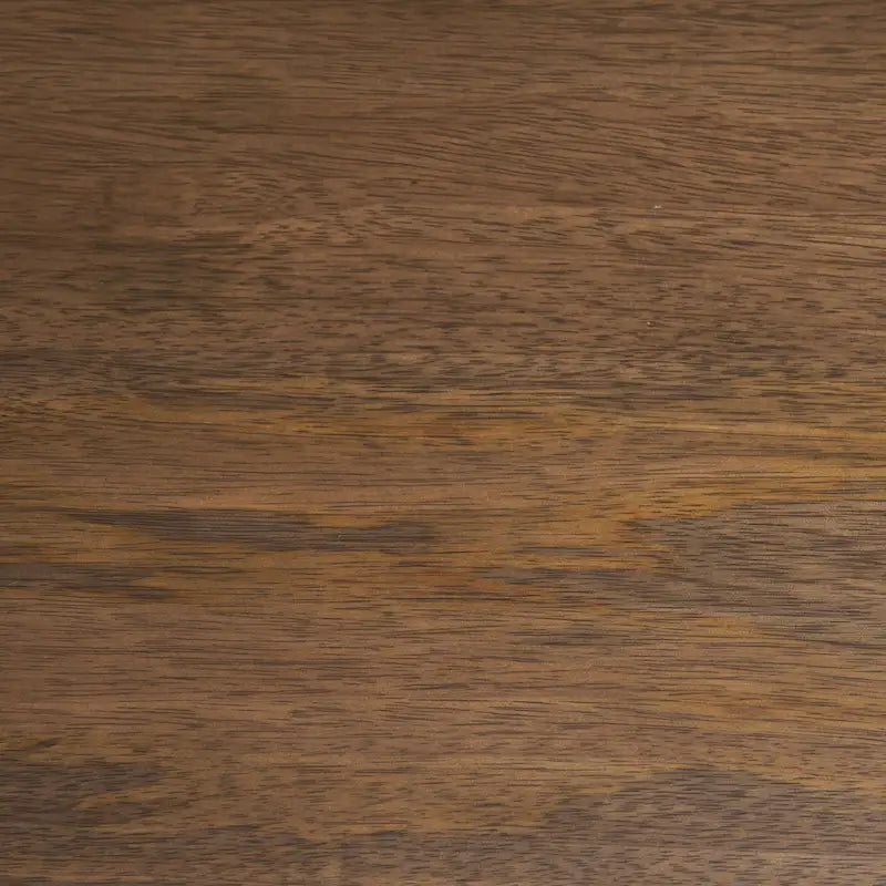 Tavolo da pranzo ovale Isla con piano in legno marrone scuro e gambe arcuate - 86,5 L x 39,0 P x 30,0 A